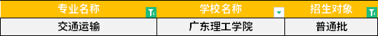 2022年廣東專升本交通運(yùn)輸專業(yè)招生學(xué)校