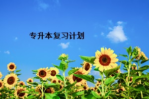 專升本復(fù)習(xí)計劃