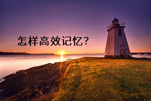 怎樣高效記憶？