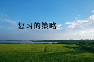 復(fù)習(xí)的策略