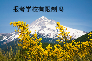 報考學校有限制嗎